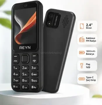 Reyn A10 Kamerali Tuşlu Telefon